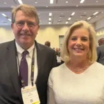 Joe and the Secretary of the Army Christine Wormuth at Association of the United States Army – AUSA National Partner Event.